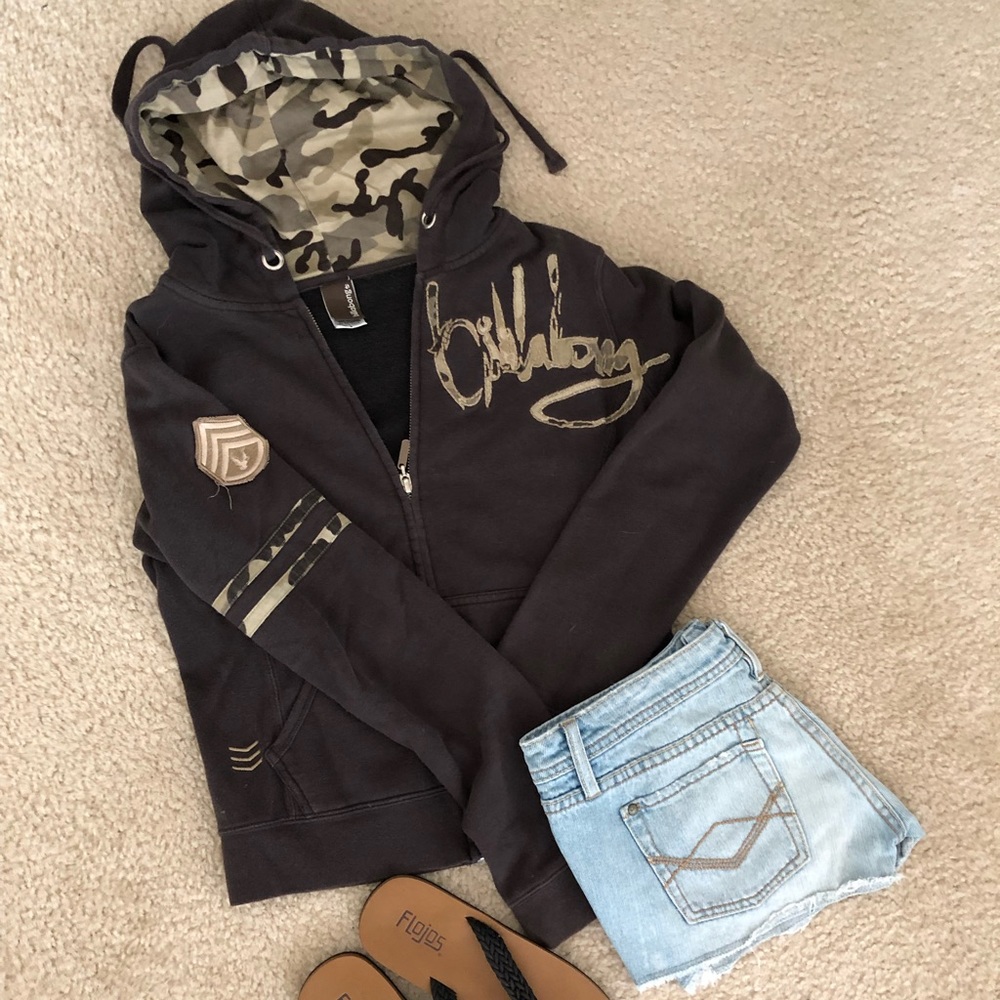 Billabong zip-up hoodie
